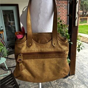 Marc Jacobs Metallic Gold Shoulder Bag